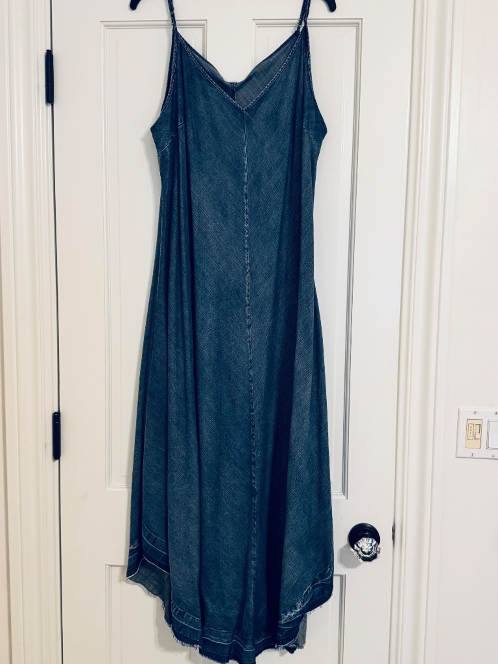 Standards & Practices Tencel Denim Maxi Dress, Womens 2X